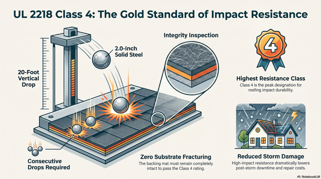 Infographic of class_4_impact_resistance_standards
