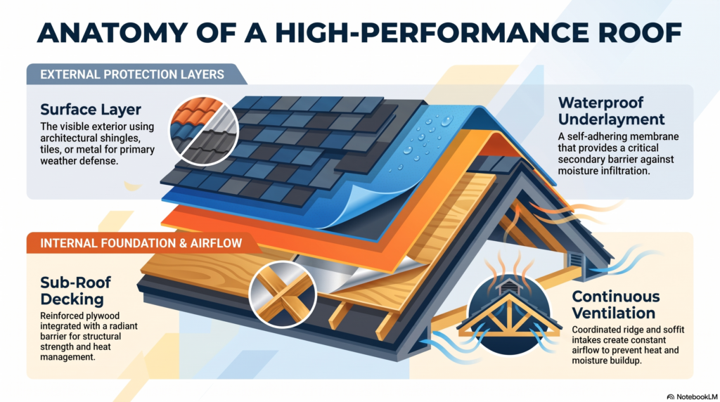 Infographic image of 
high_performance_roof_anatomy