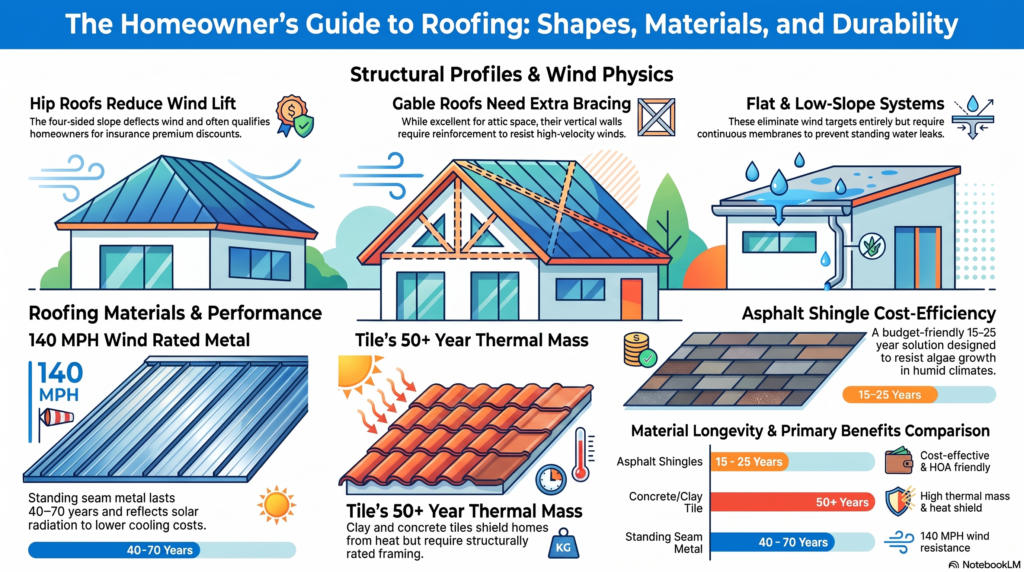 Roof Types 1 Infographic image of homeowner_s_guide_to_roofing