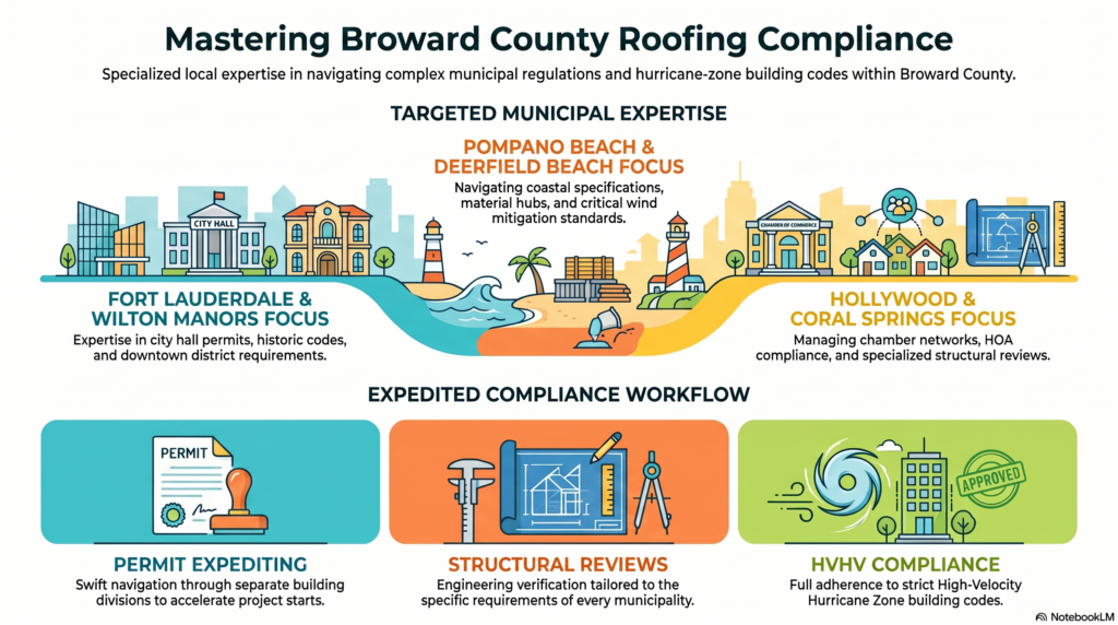 Infographic of broward county code compliance